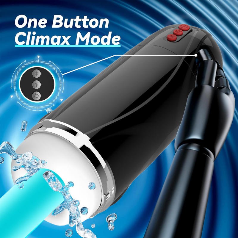 10 Frequency Vibration 5 Frequency Sucking Male Aircraft Cup Masturbators - Lovetoys wholesales shop