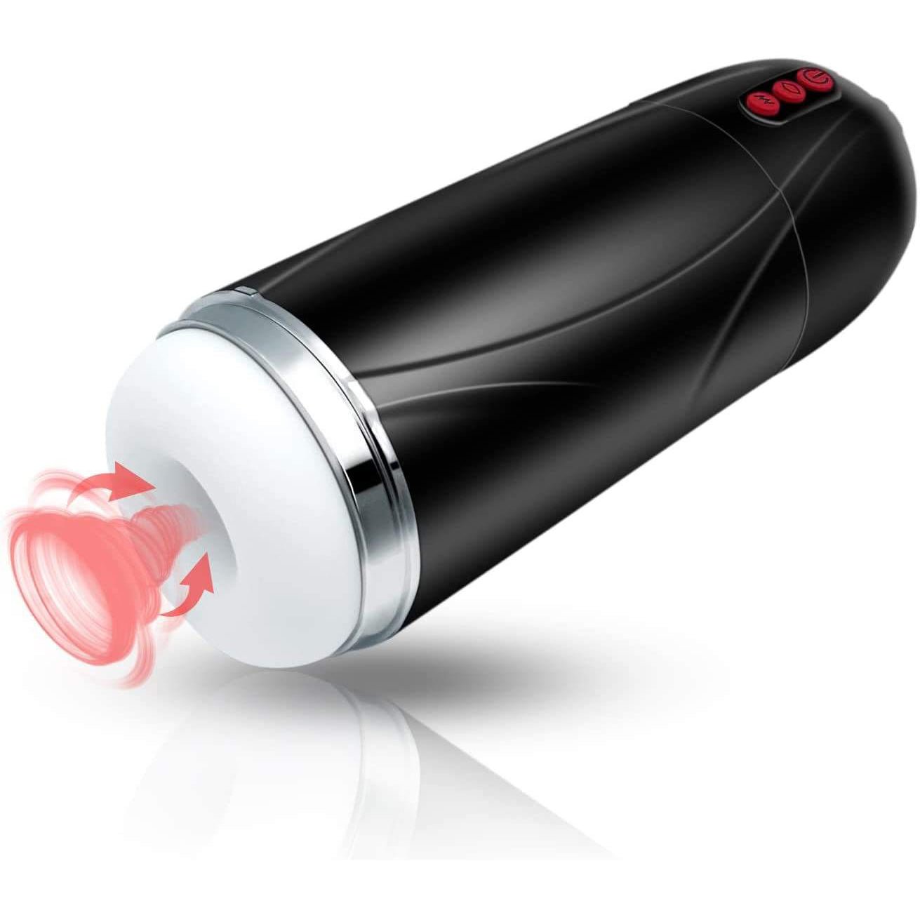 10 Frequency Vibration 5 Frequency Sucking Male Aircraft Cup Masturbators - Lovetoys wholesales shop