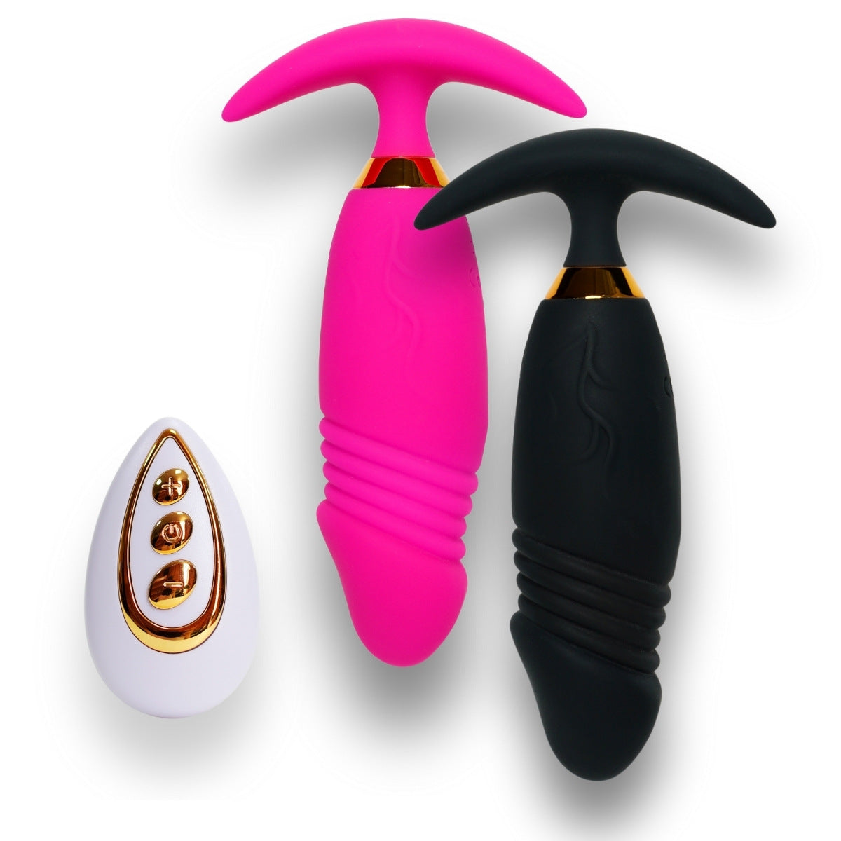 Wireless remote control anal plug