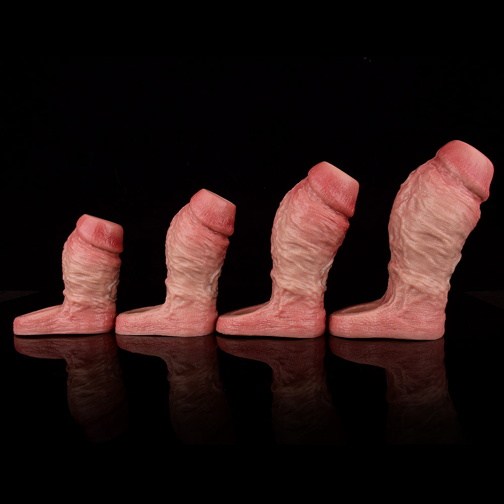 OS-ADL5024XL Penis lengthening and thickening silicone dildo sheath