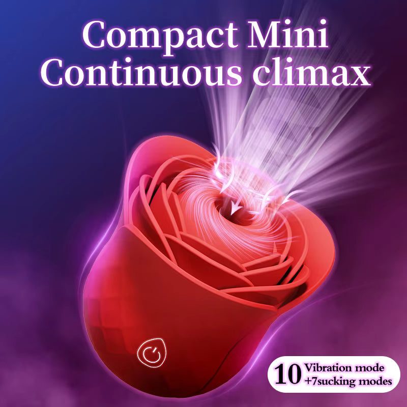 Rose Sex Toy Vibrator Clitoris Sucking Honey Bean Stimulator