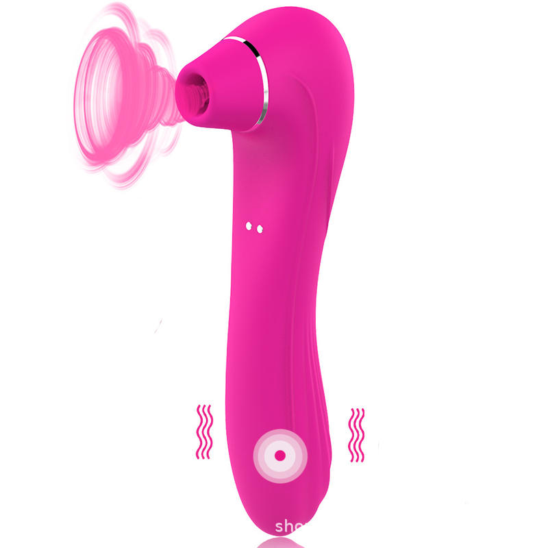 USB Rechargeable Female Sucking Plug-In Vibrator Sex Toys