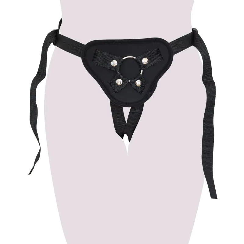 Strap on Harness Belt with O Ring Universal Dildo Holder Leather Nylon Strap