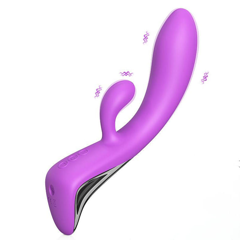 Women Sex Toys G-Spot Vibrator Triple Motors Heated Girls Moving Rabbit Vibrator