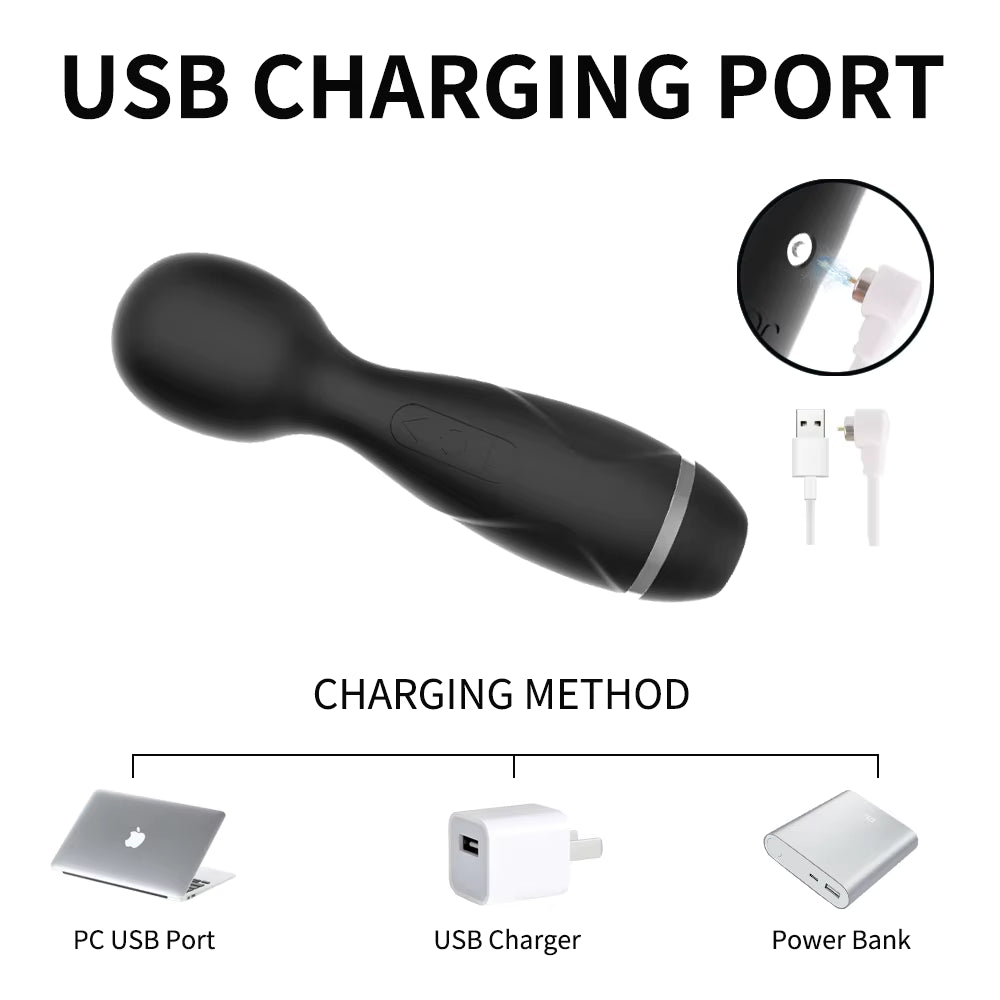 8 Frequency Vibrating 5 Mode Sucking Vagina AV Wand Vibrator for Women Masturbation Sex Toy