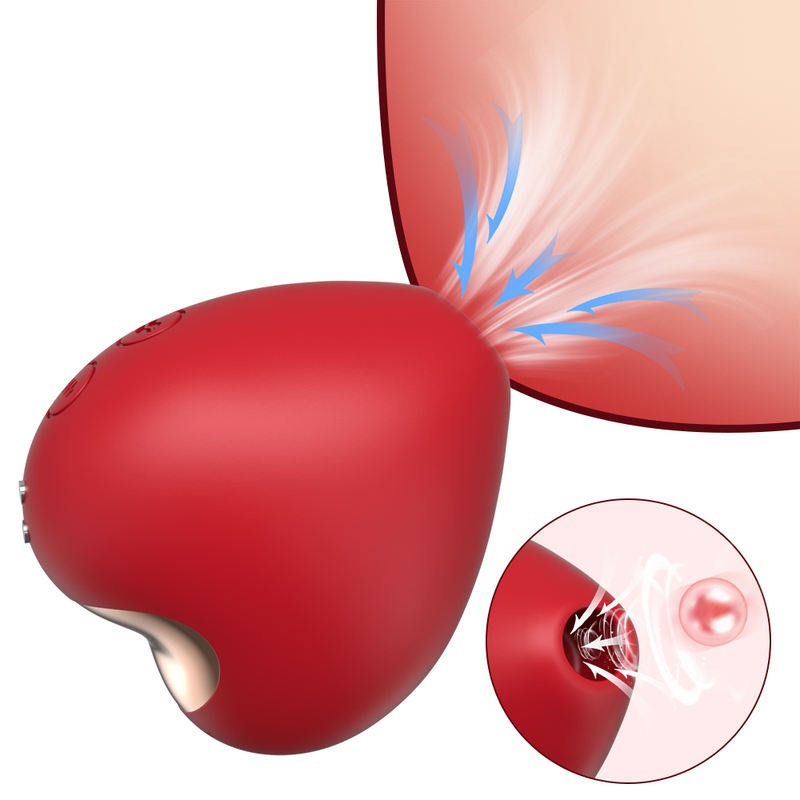 Heart Shape Flirting Female Products Masturbation Apparatus Fast Orgasm Vibrator