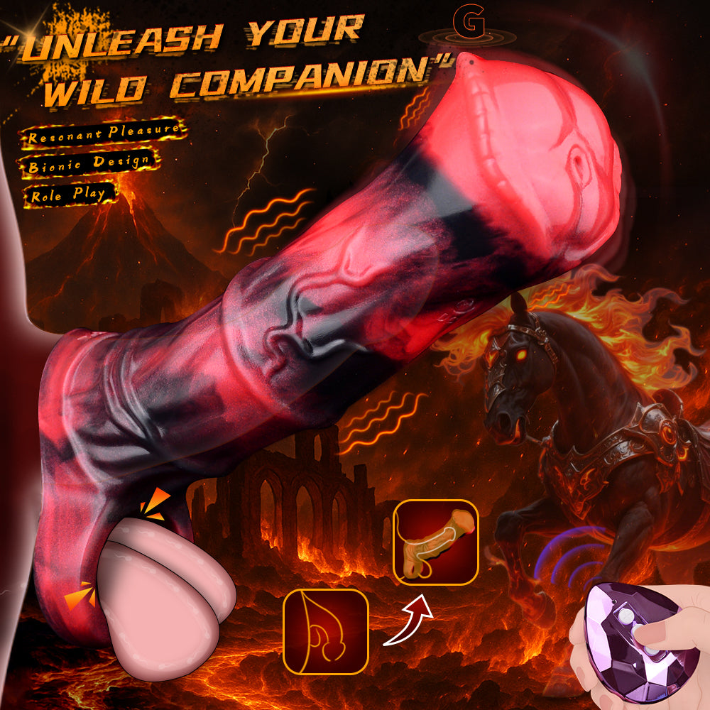 MV-X7871 Horsedildo Silicone Penis Sheath Extender