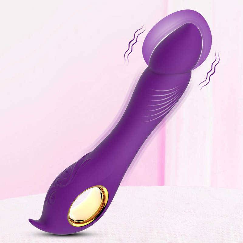 10 Powerful Vibration Modes G-Spot Dildo Vibrator