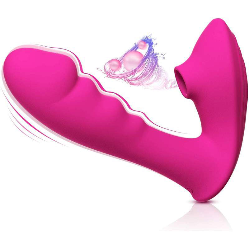 10 Frequency Suction Vibration USB Charging Wearable Clitoral Sucking Vibrator