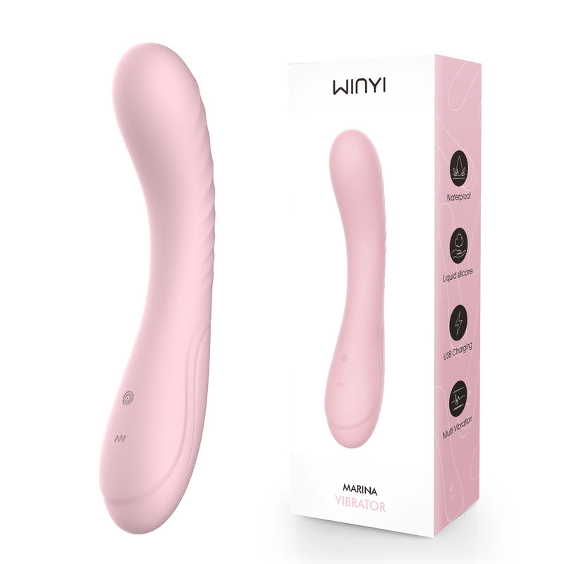 G-spot Vibrator Adult Sex Toys Full Silicone Soft Vibrating Dildo Massager Clitoral Stimulator