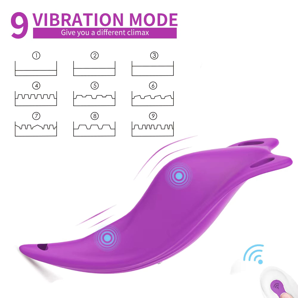 Wireless Remote Control Women's Vibrating Panties Wearable Sex Toy Vibrators for Women's Underwear