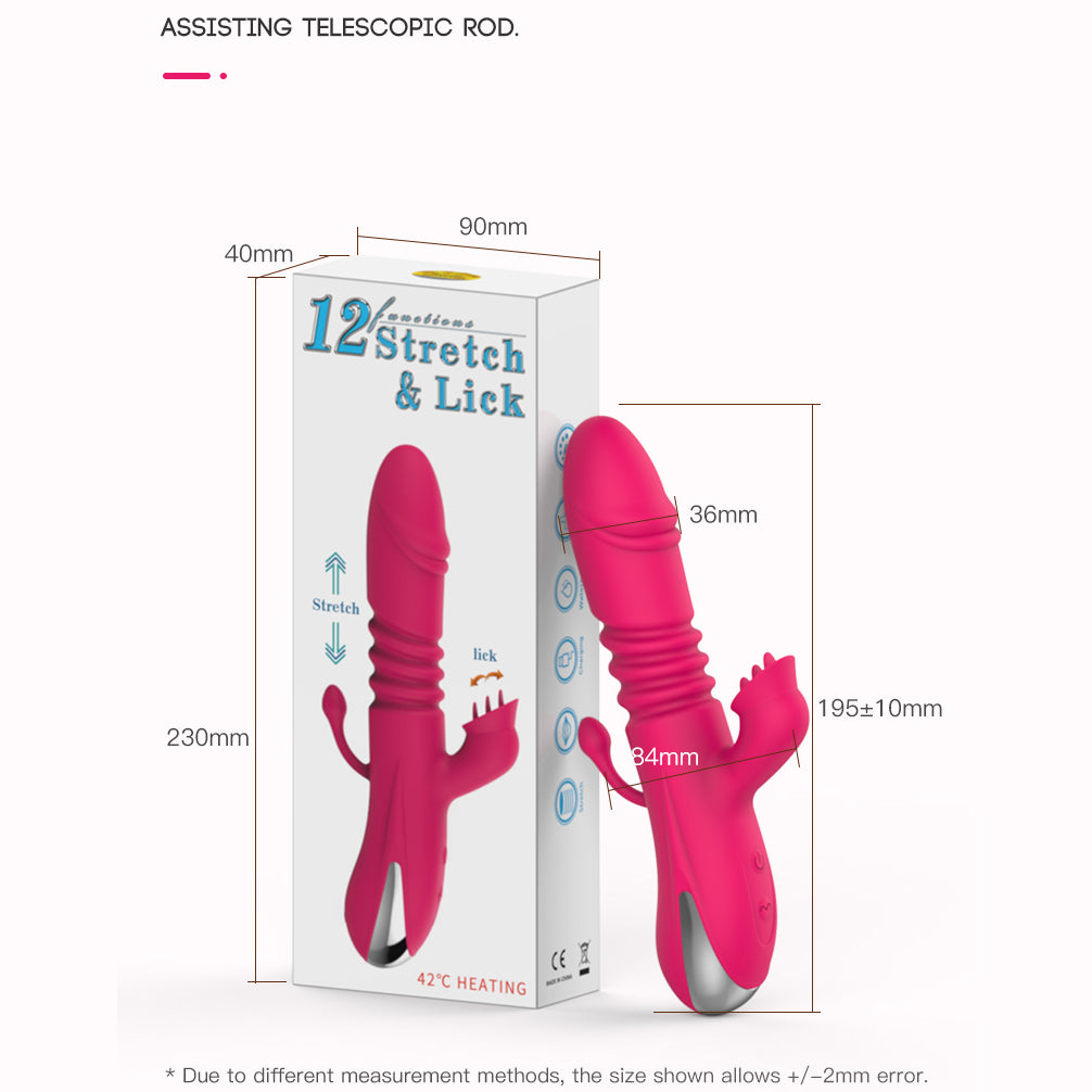 Thrusting Double Stimulation Vibrator