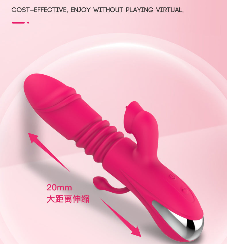 Thrusting Double Stimulation Vibrator