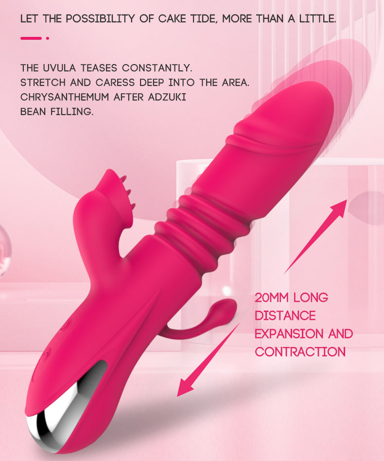 Thrusting Double Stimulation Vibrator