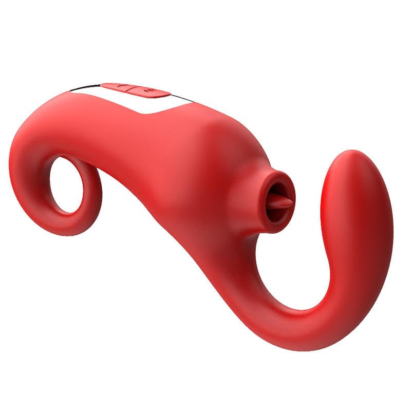 2 in 1 Adult Sex Toys G - spot Massager Patting Licking Sucking Female Masturbation Vibrator - Lovetoys wholesales shop