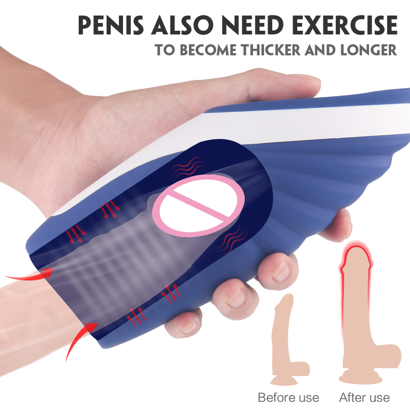 Heating Masturbador Male Automatic Sucking Masturbator Sex Toy for Men