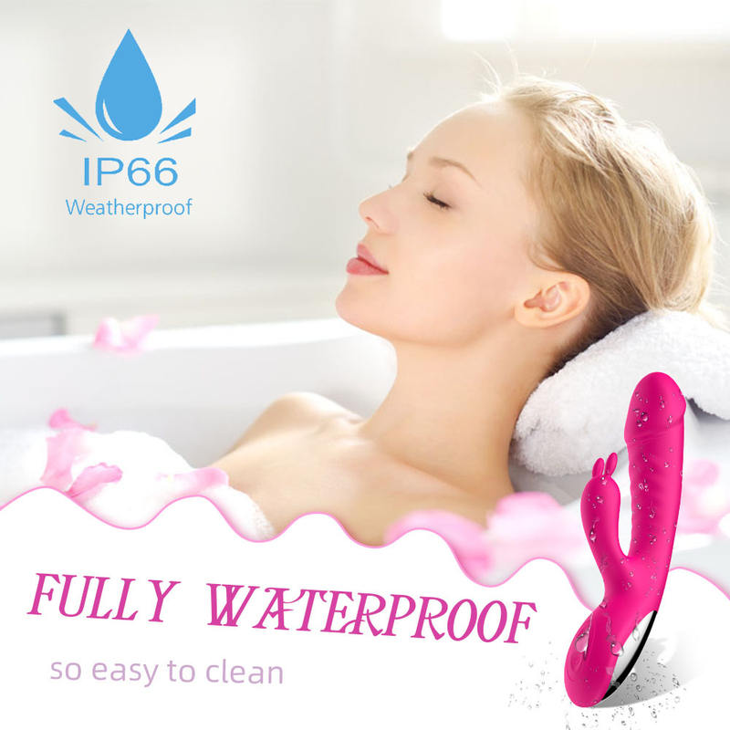 Handheld Thrusting Rabbit Dildo Vibrator Clitoris G-Spot Stimulator Masturbation Rabbit Vibrators