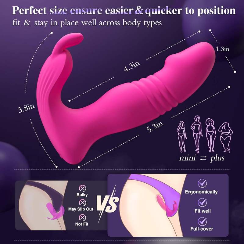 Magnetic Charging G-Spot Waterproof Telescopic Massage Wand Female Vibrators