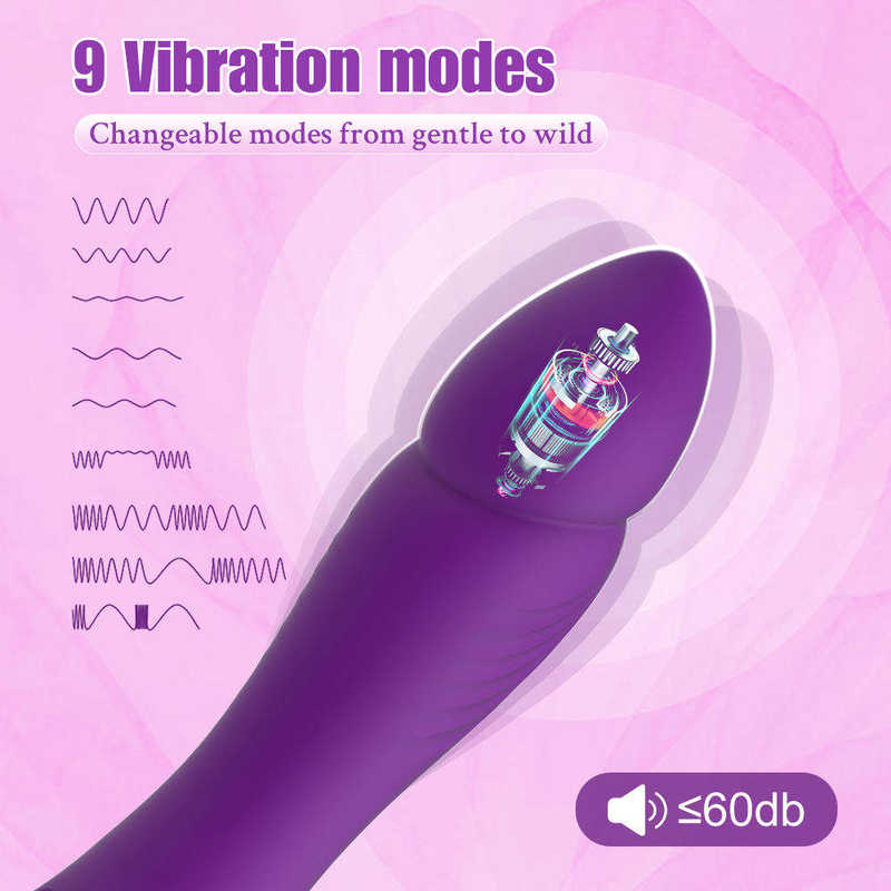 10 Powerful Vibration Modes G-Spot Dildo Vibrator