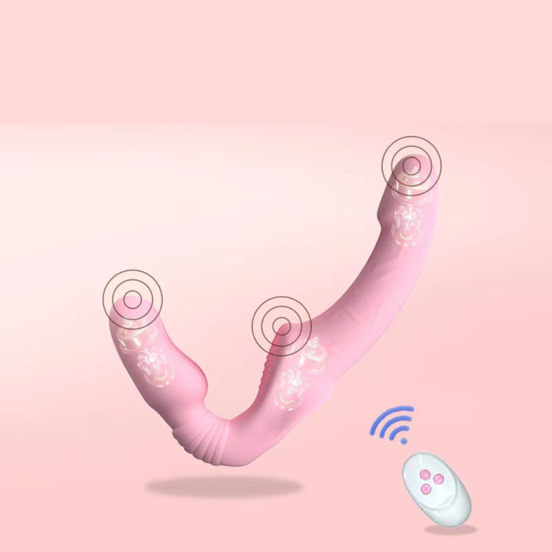 Lesbian Double Strapless Strap-On Dildo