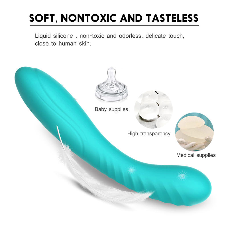 G-spot Vibrator Adult Sex Toys Full Silicone Soft Vibrating Dildo Massager Clitoral Stimulator