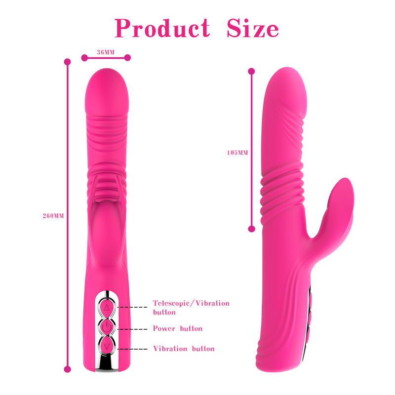 Clitoris Silicone Beat Sucking Vibrator Sex Toys Vagina Rabbit Vibrator for Woman