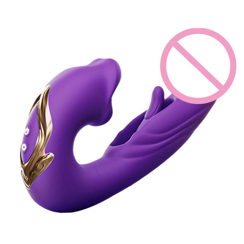 Unique Licking Sucking Mode G-spot Flapping Female Masturbation Vagina Vibrator