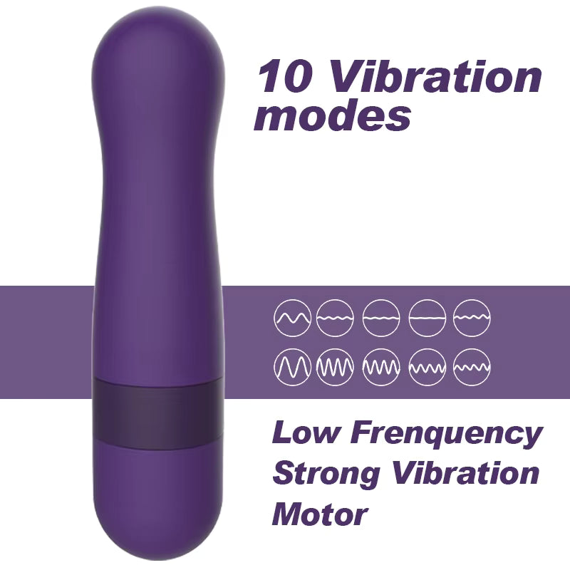 Mini Vibrators G-Spot Clitoris Stimulator Sex Tools Erotic Soft Silicone Vibrator