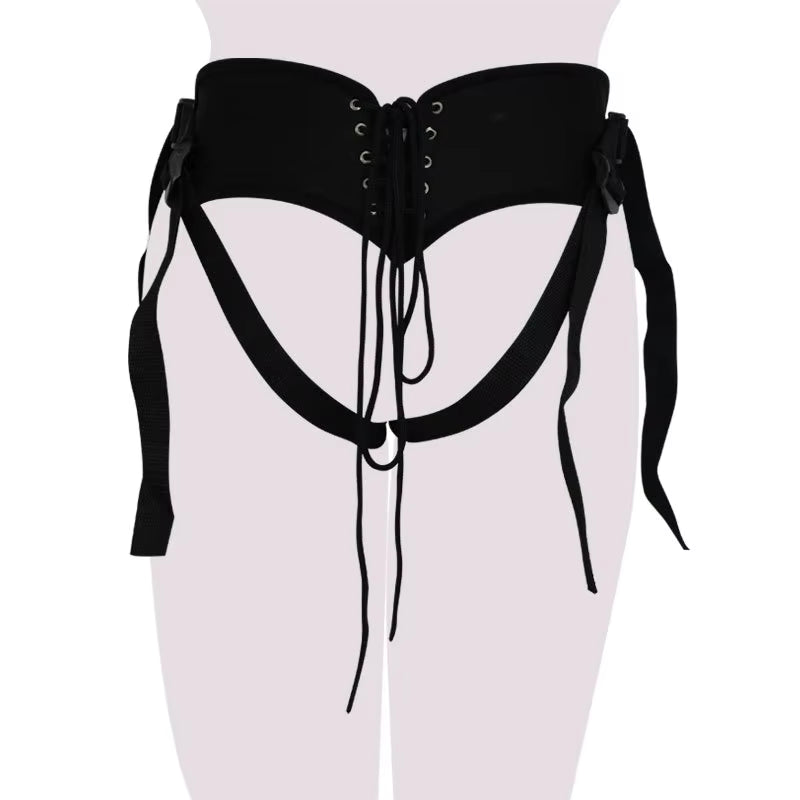 Strap on Harness Belt with O Ring Universal Dildo Holder Leather Nylon Strap