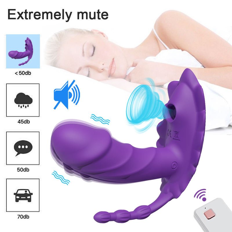 3 in 1 Tongue Sucking Vibrator Anal Stimulator Female Masturbator - Lovetoys wholesales shop
