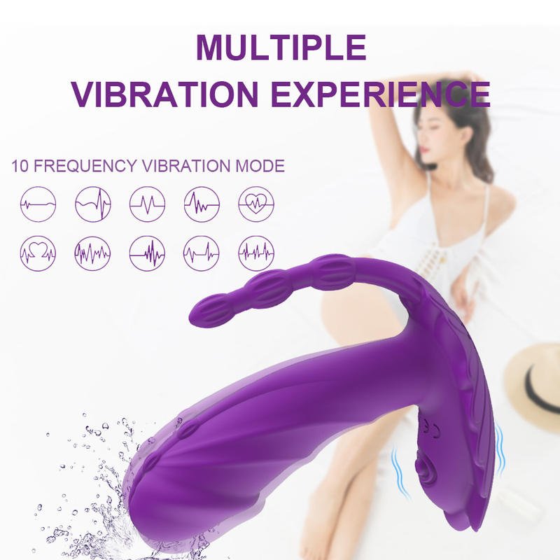 3 in 1 Tongue Sucking Vibrator Anal Stimulator Female Masturbator - Lovetoys wholesales shop