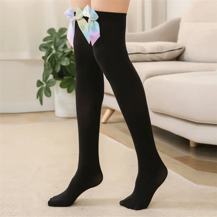 327ASH88 Women Sexy Bow Decorative Mesh Stockings - Lovetoys wholesales shop