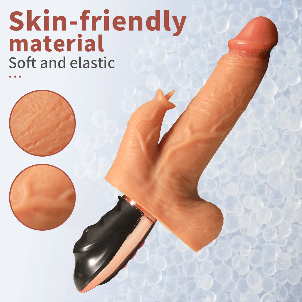 Thrusting &Rotation Licking Rabbit Vibrator