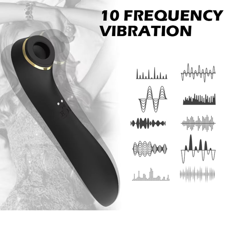 10 Frequencies Powerful Vibration Clitoral Sucking Vibrator