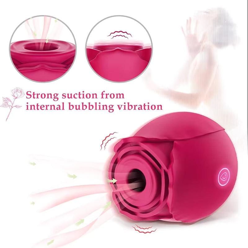 Hot Sale Rose Vibrator Sex Toy for Women Adult Rose Vibrator