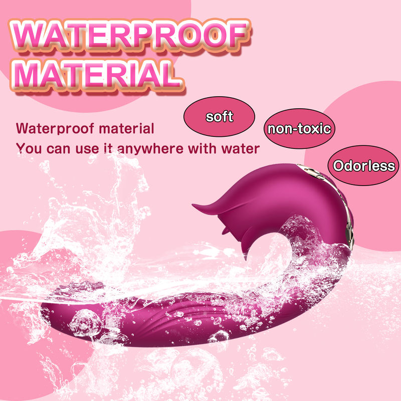 Female Masturbation Tongue Licking Sucking Vaginal G-Spot Rabbit Vibrator