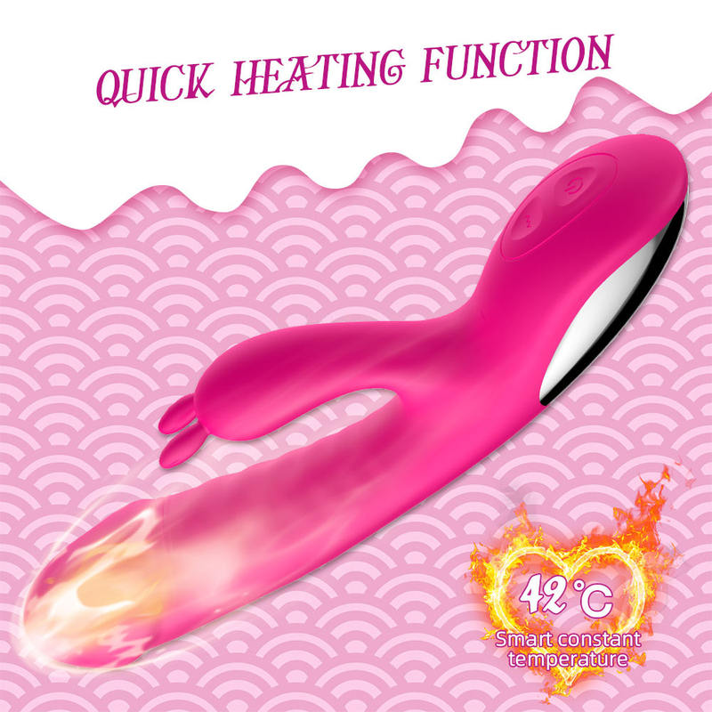 Handheld Thrusting Rabbit Dildo Vibrator Clitoris G-Spot Stimulator Masturbation Rabbit Vibrators