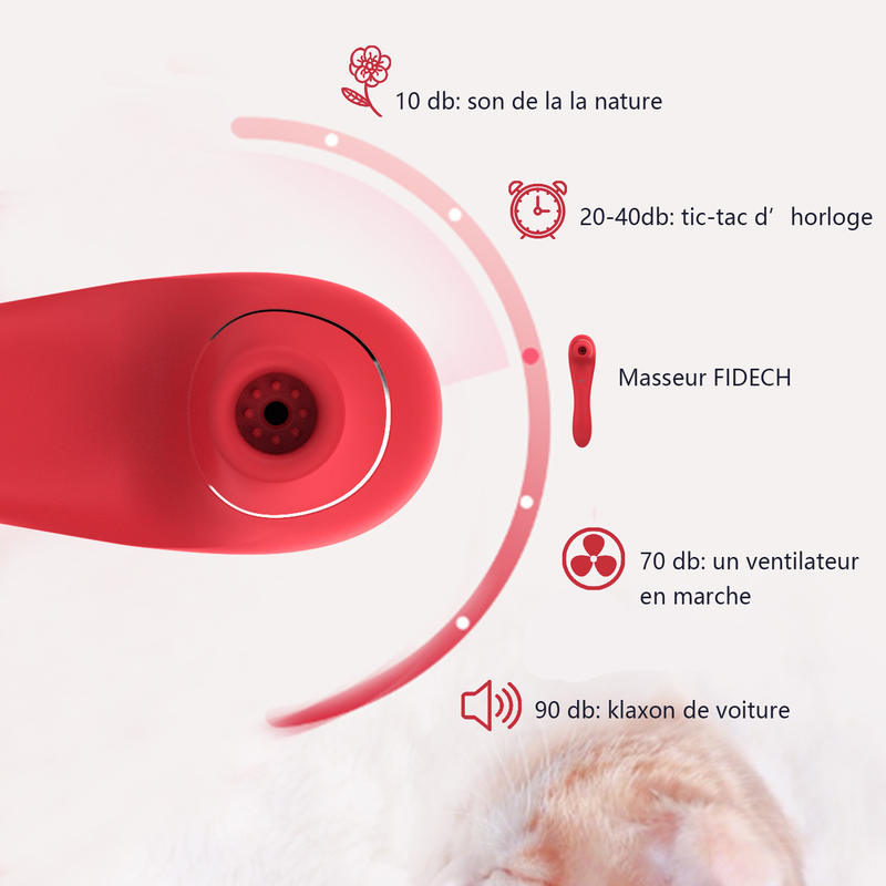 USB Rechargeable Female Sucking Plug-In Vibrator Sex Toys