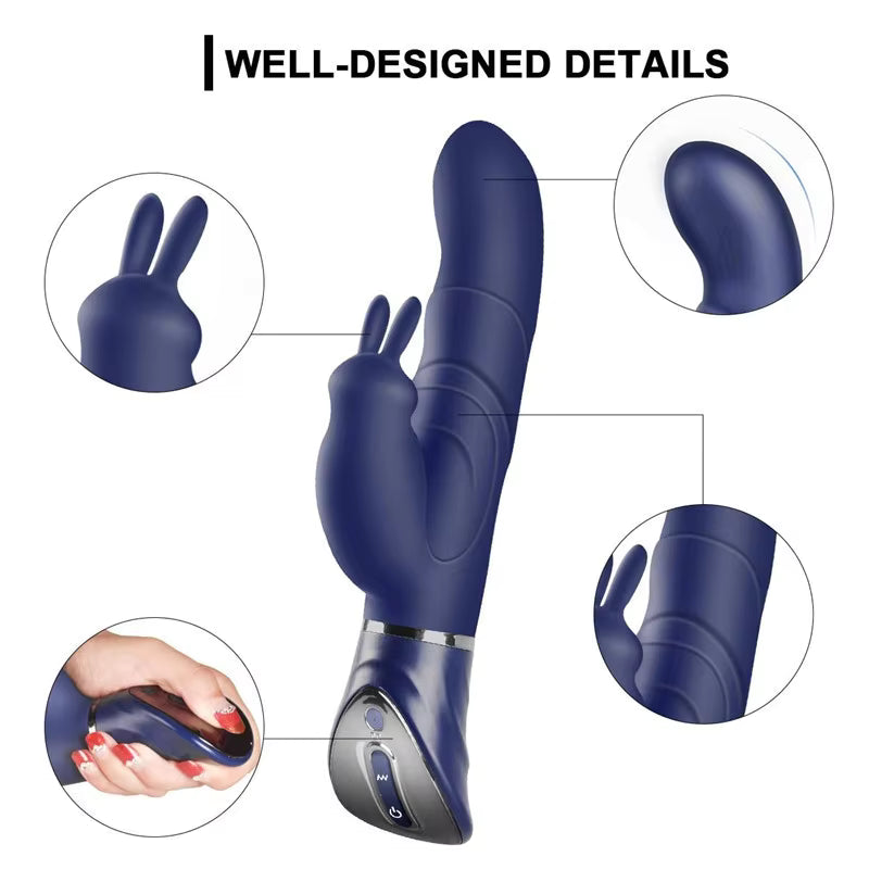 Aiersha Adult Products Female Rabbit Vibrator 7 Vibration Patterns Masturbation Sex Toy