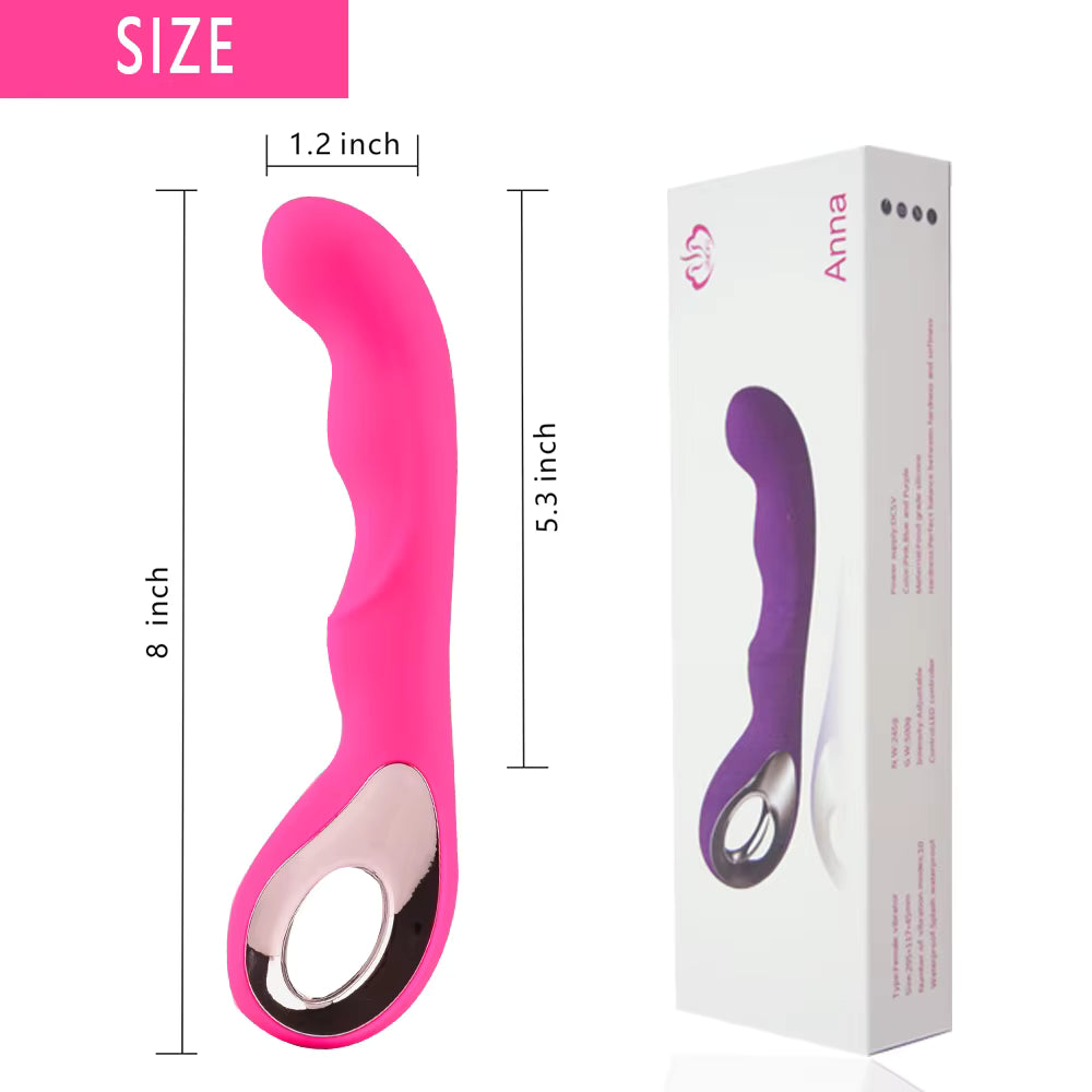 10 Frequency Vibration USB Charging Stick G-Spot Massager Vaginal Vibrators
