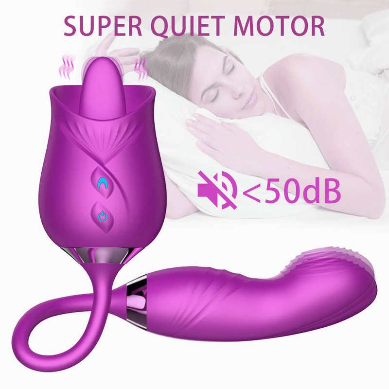 Clitoral Sucking Tongue Lick G-Spot Dildo Sexy Toys for Women