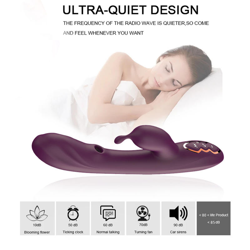 Women Handheld Sex Toy 7 Speeds Mode G-spot Realistic Rabbit Vibrator