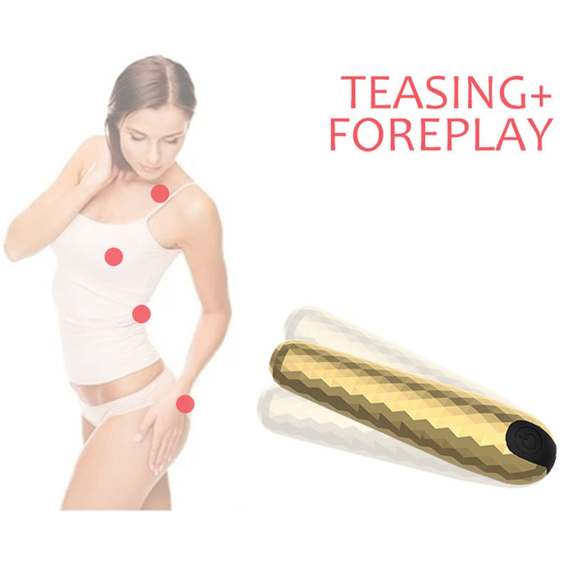 10 Frequency Vibration Clitoris Stimulator ABS Silicone Mini Bullet Vibrator