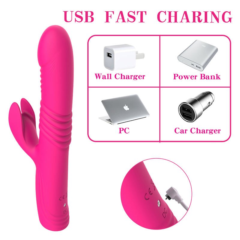Clitoris Silicone Beat Sucking Vibrator Sex Toys Vagina Rabbit Vibrator for Woman