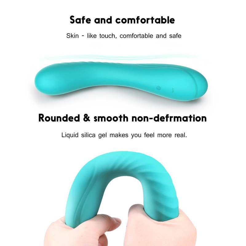 G-spot Vibrator Adult Sex Toys Full Silicone Soft Vibrating Dildo Massager Clitoral Stimulator