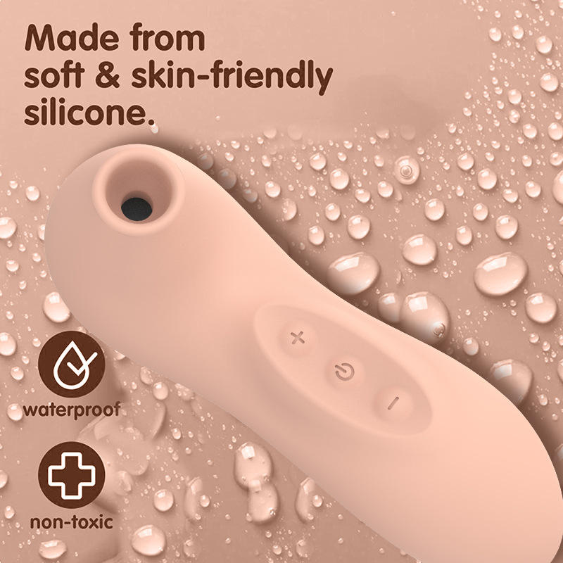 USB Rechargeable Soft Skin-friendly Silicone Clitoral Sucking Vibrator