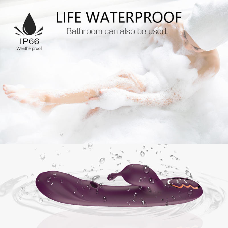 Women Handheld Sex Toy 7 Speeds Mode G-spot Realistic Rabbit Vibrator