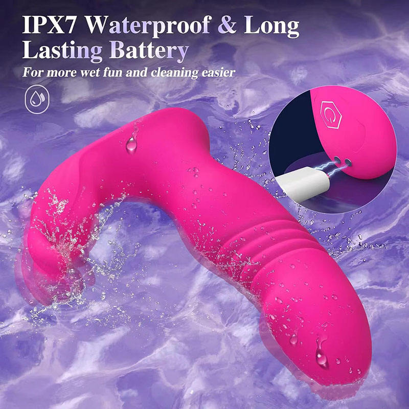 Magnetic Charging G-Spot Waterproof Telescopic Massage Wand Female Vibrators