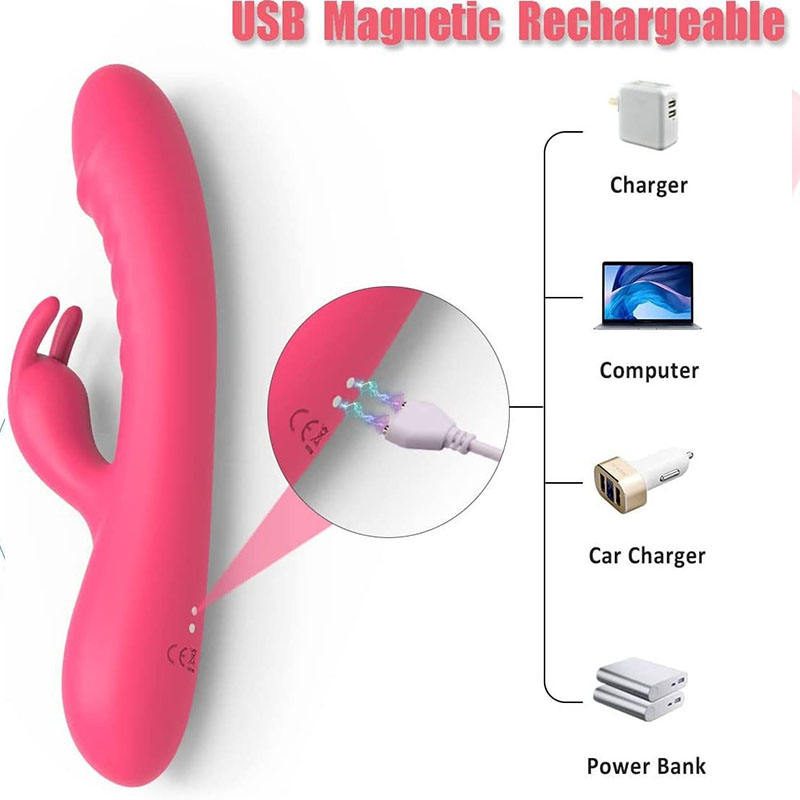10 Vibration Speed IPX7 Waterproof Women Sex Toys Rabbit Vibrators