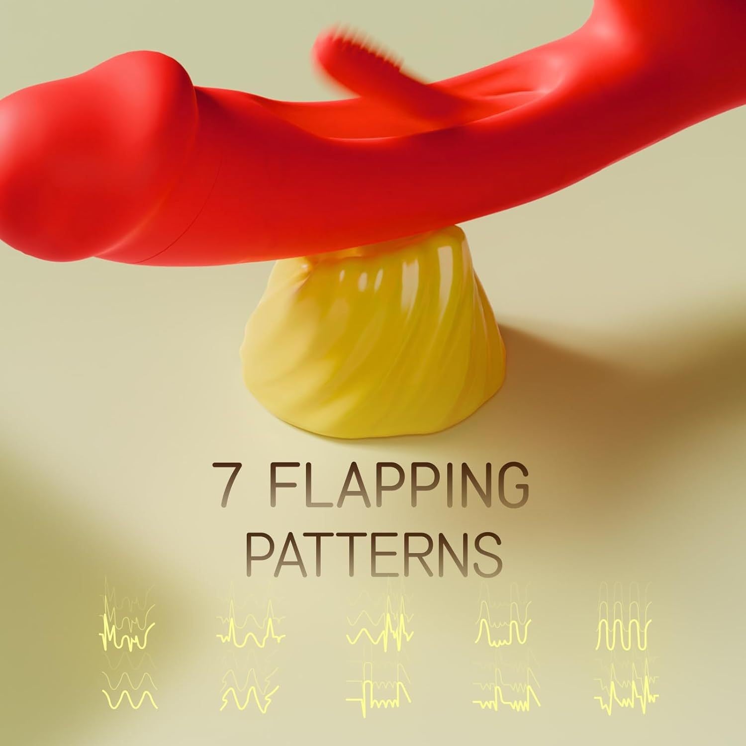 Flapping Vibrator with G Spot Vibration &Clitoral Tapping